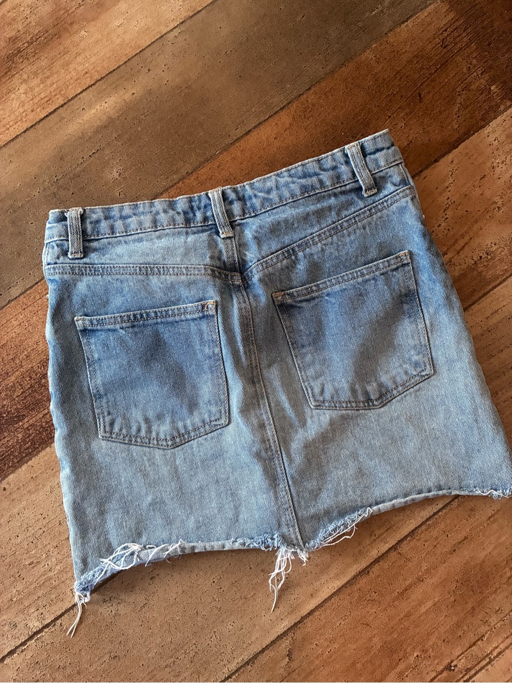 Forever 21 Light Blue Denim Mini Skirt - Picture 3 of 3